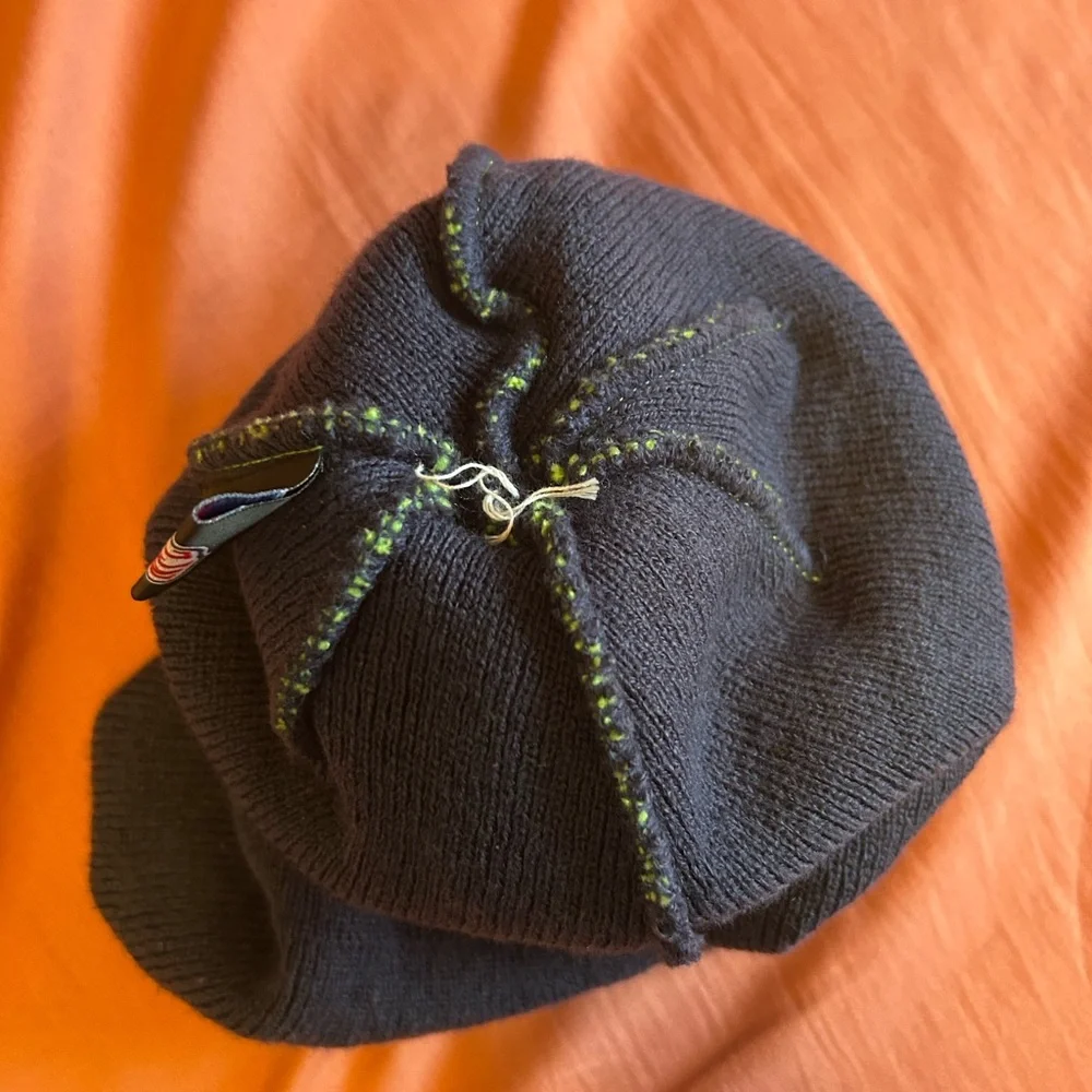 Seattle Seahawks Green and Blue Pom-Pom Beanie - Picture 5 of 8